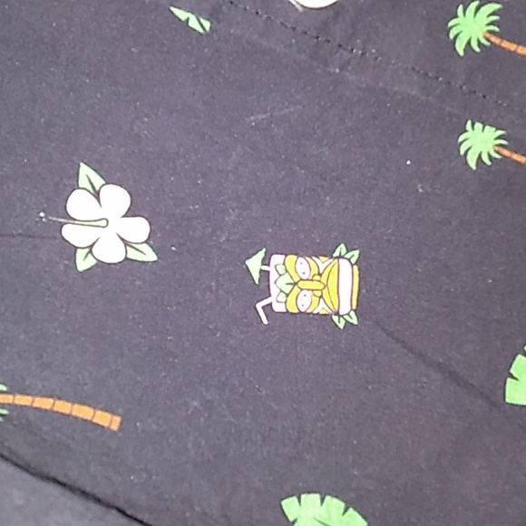 TIPSY ELVES TIKI-PALM TREE HAWAIIAN T-SHIRT (Medium) - Picture 11 of 12